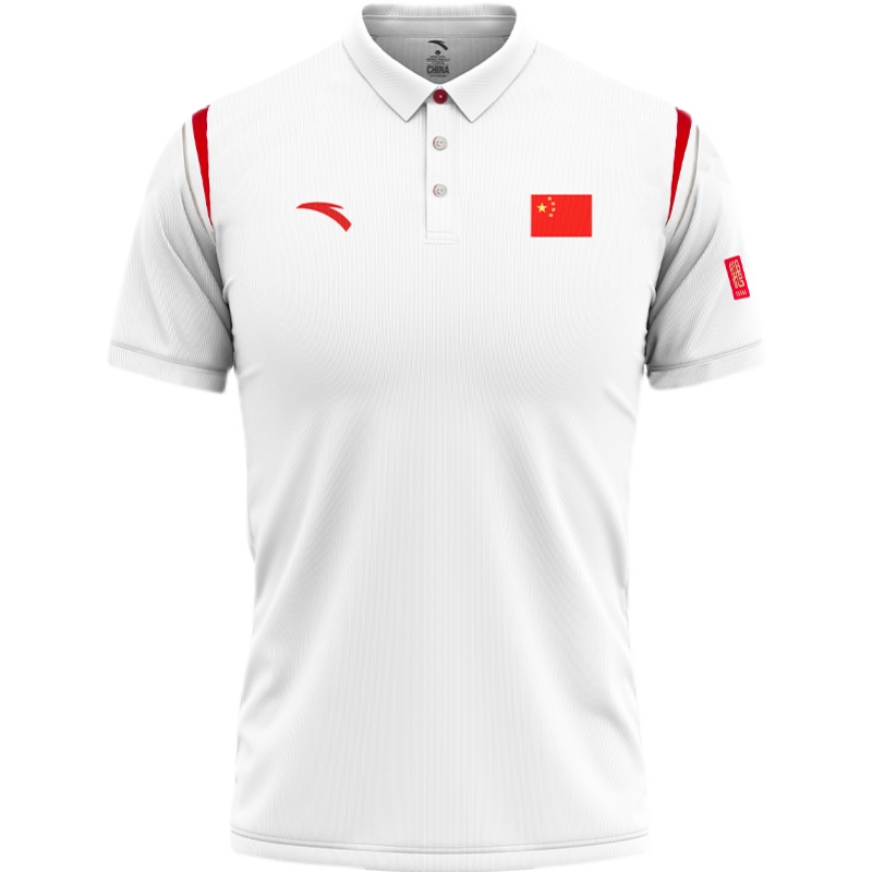 安踏國(guó)旗款polo衫2022款國(guó)服贊助國(guó)家隊(duì)運(yùn)動(dòng)短袖t恤男女運(yùn)動(dòng)服