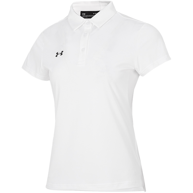 安德瑪女夏季運動服潮流時尚健身訓(xùn)練舒適透氣T恤短袖POLO衫 22500525-100