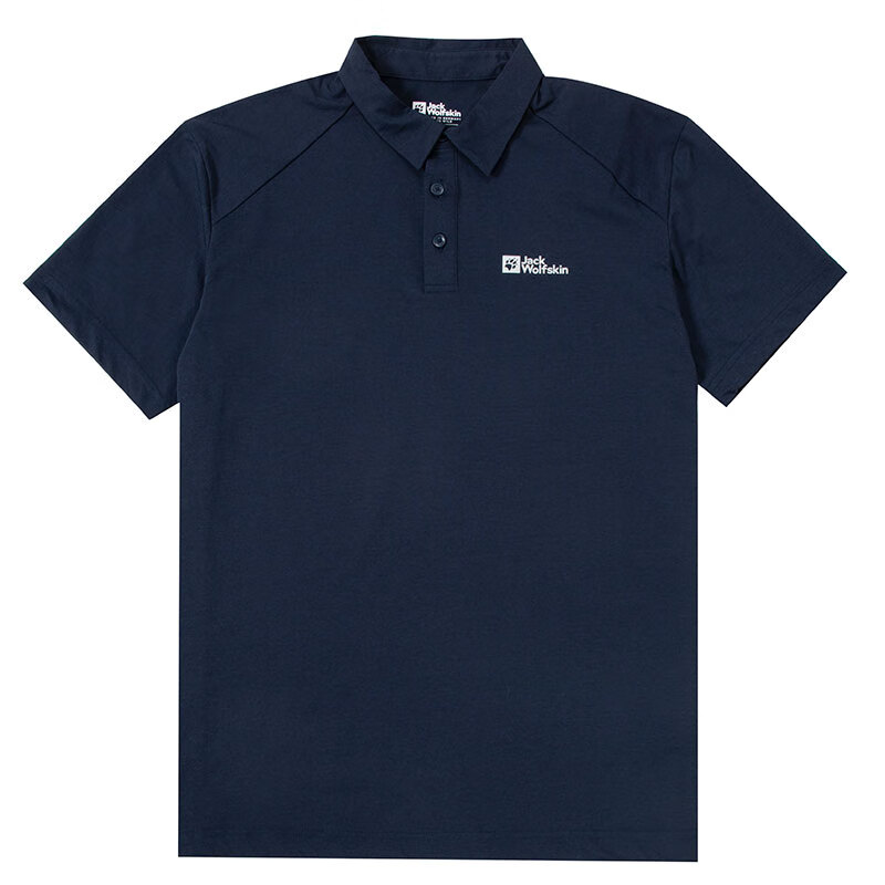 狼爪男裝上衣運動服戶外徒步通勤休閑時尚POLO衫短袖 5823331-1010