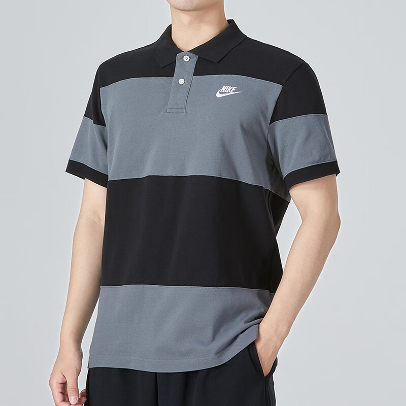 耐克POLO衫男士運動服休閑翻領(lǐng)短袖健身籃球衣舒適透氣T恤 DM6951-010