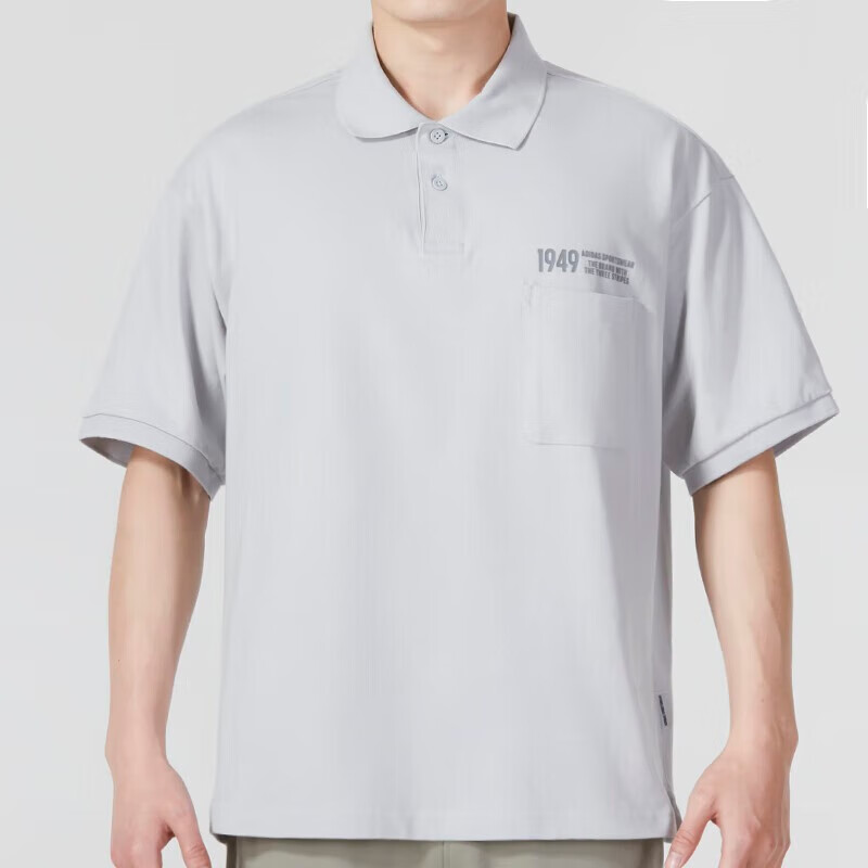 阿迪達(dá)斯 POLO衫男裝 健身訓(xùn)練運(yùn)動(dòng)服寬松透氣休閑翻領(lǐng)短袖T恤  IP3980