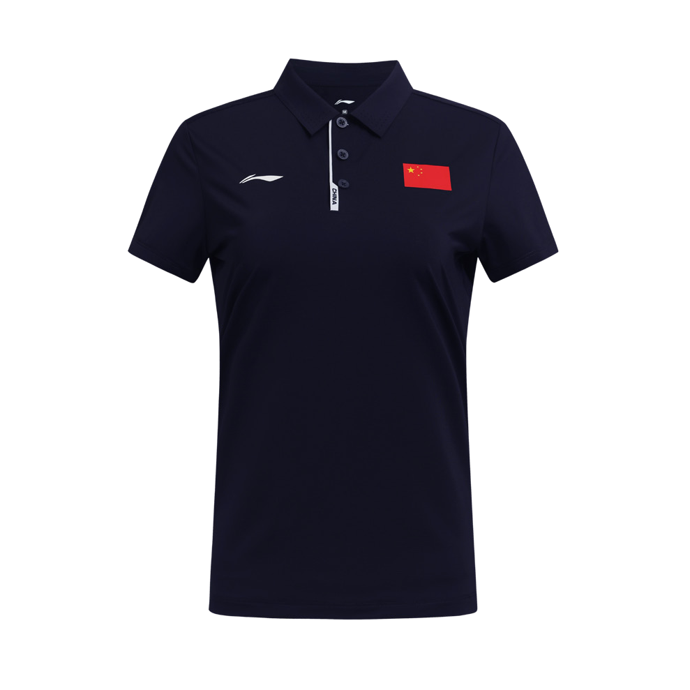 李寧 女 短袖POLO APLT210-1/2