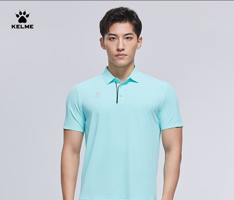 KELME 卡爾美POLO衫男春夏商務(wù)運動短袖T恤網(wǎng)球乒乓球翻領(lǐng)上衣男裝 8251PL1006/2066