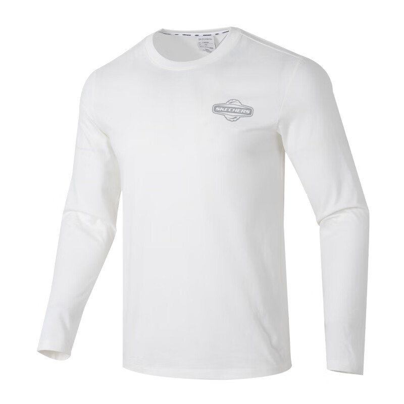 斯凱奇Skechers男裝 2024冬季新款運(yùn)動(dòng)服健身訓(xùn)練舒適透氣休閑長(zhǎng)袖T恤 L323M115-0074
