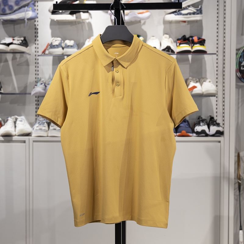 李寧短袖POLO衫男子2025新款團購系列夏季速干透氣翻領(lǐng)T恤APLV133-6