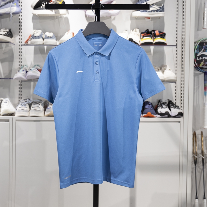 李寧短袖POLO衫男子2025新款夏季透氣商務(wù)休閑翻領(lǐng)運(yùn)動(dòng)T恤APLV495-5