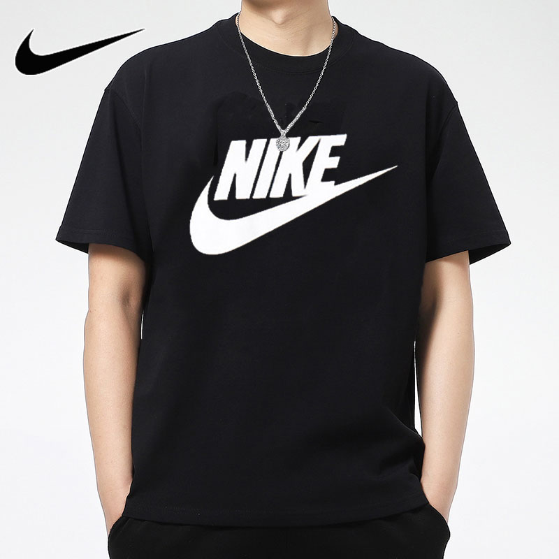 Nike耐克男子T恤夏季棉針織休閑透氣運動親膚柔軟標準款A(yù)R5007-011