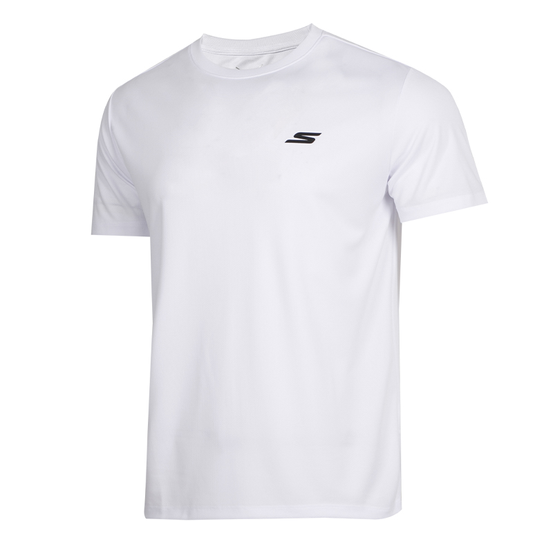 斯凱奇短袖男女同款25新款快干運(yùn)動(dòng)上衣圓領(lǐng)休閑跑步T恤P224U051-000Q