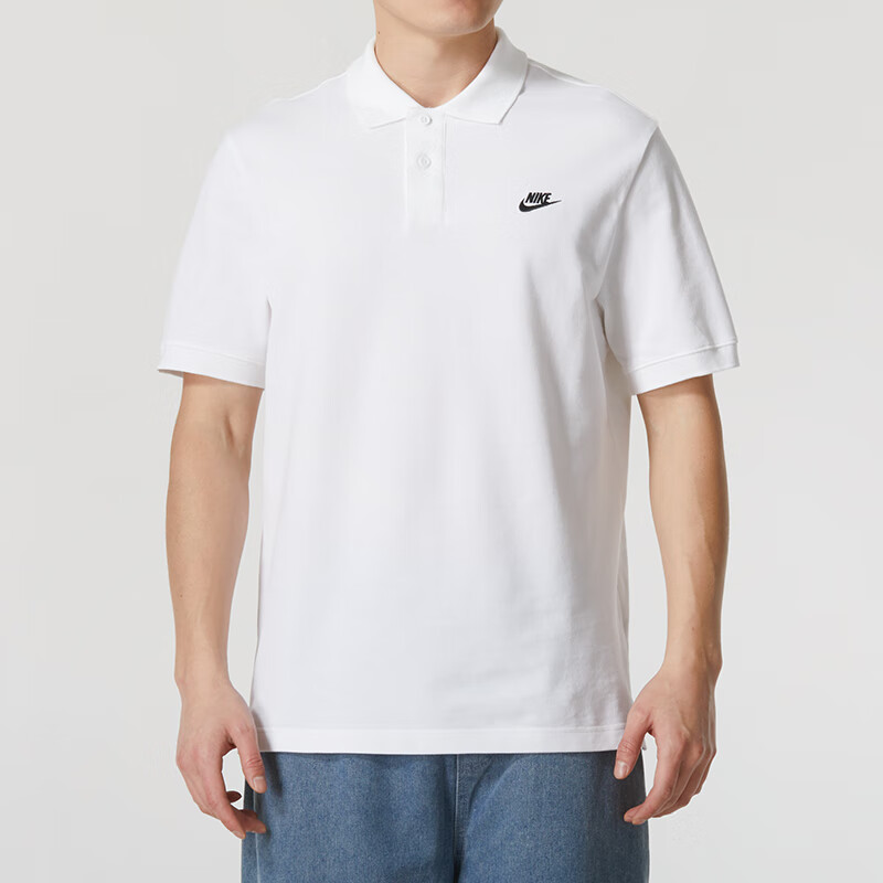 NIKE耐克男子CLUB SS POLO PIQUE寬松休閑百搭POLO衫FN3895-100