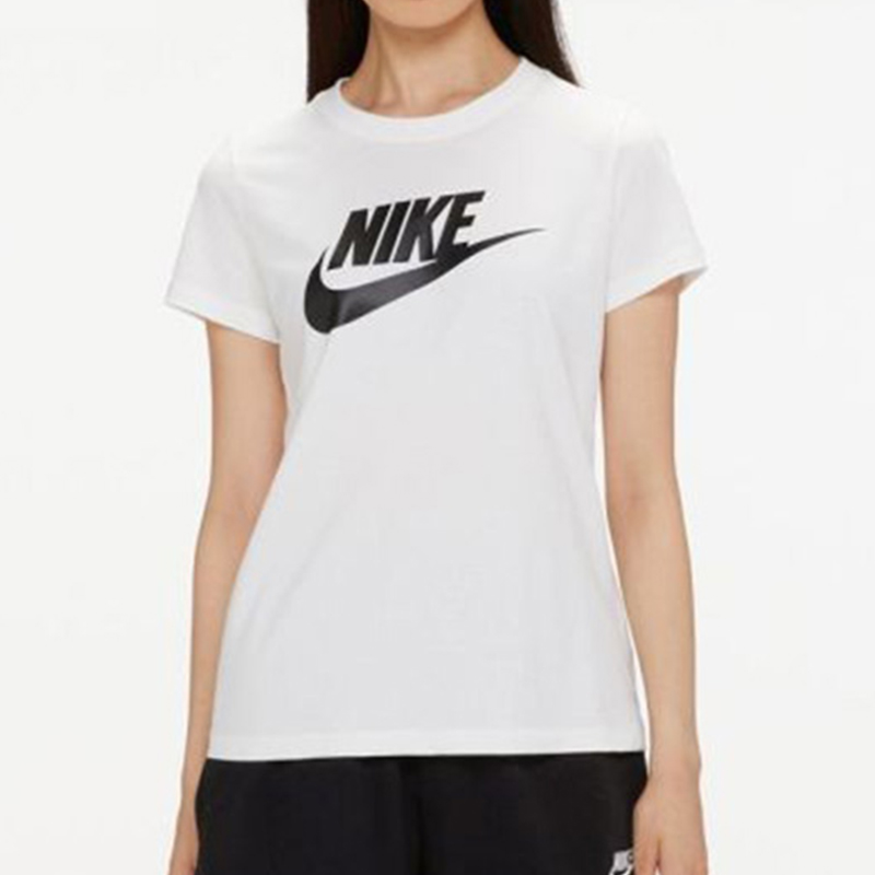 NIKE耐克 女子圓領(lǐng)夏季休閑運(yùn)動(dòng)透氣寬松短袖T恤 DV6095-100