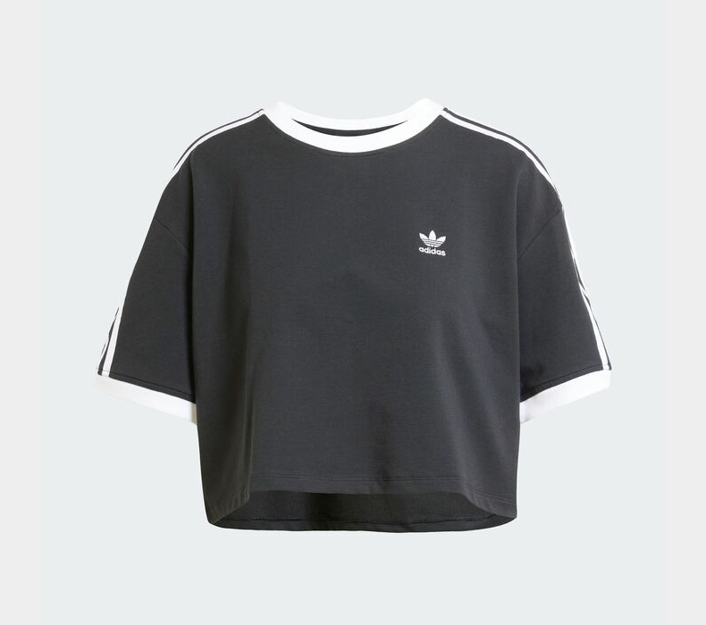 阿迪三葉草女子3S LOOSE CROP T運(yùn)動短T恤JC8149