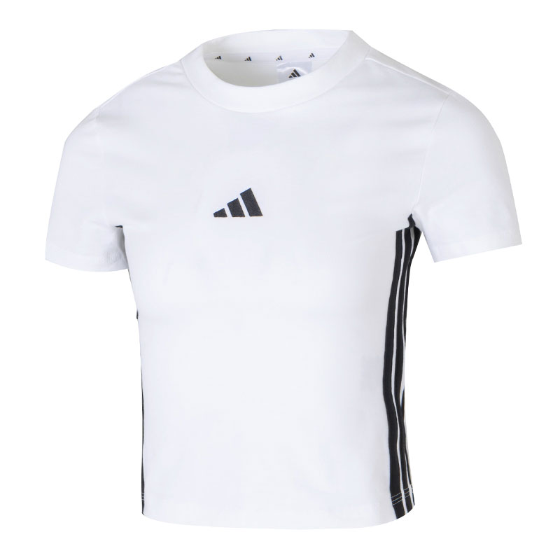 Adidas阿迪達(dá)斯T恤女裝新款透氣運(yùn)動服休閑短袖JY8571