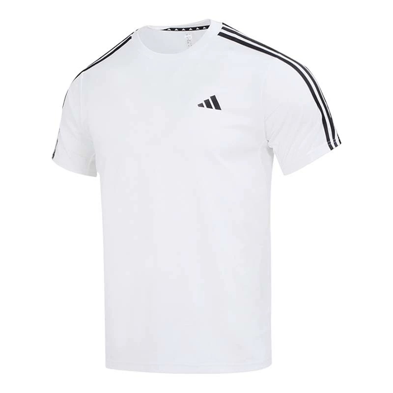 Adidas/阿迪達(dá)斯男子透氣休閑圓領(lǐng)舒適運(yùn)動(dòng)短袖T恤IB8151