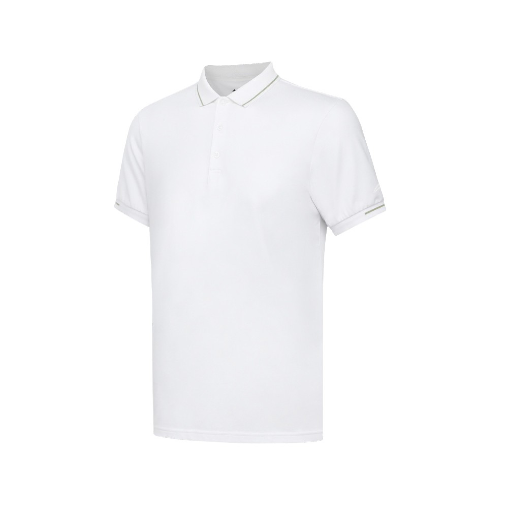 李寧2023新品短袖Polo白色APLT083-1/APLT084-1